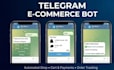 build a custom telegram bot with payments and integrations