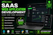 develop a full stack saas web application