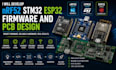 develop nrf52 stm32 esp32 firmware and pcb design