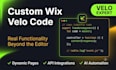 add custom velo code and ai features to your wix studio site