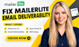 fix mailerlite email deliverability issues domain authentication dns setup