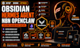 setup custom obsidian vault design hermes agent n8n openclaw second brain mcp
