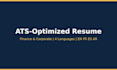 write your ats optimized finance corporate resume in 4 languages