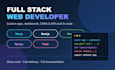 develop web apps in vue js, next js, node js, django, flask