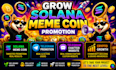 solana meme coin, telegram promotion, telegram marketing, website promotion