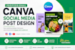 design professional canva worksheets and social media posts