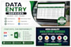 do data entry, web research, copy paste and excel data entry