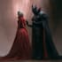 horror vampire lord queen character desing