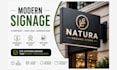 design modern storefront signage, shop sign redesign business sign