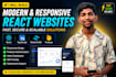 build a responsive react websiteq