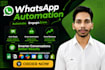 build custom whatsapp chatbot  and whatsapp  automation