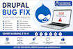 fix drupal bugs, errors, and website issues quickly