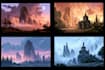 draw a environment concept art
