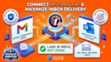 connect instantly ai with microsoft office 365, google workspace for cold email