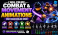create combat and movement roblox animations
