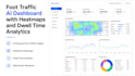 create a foot traffic ai dashboard with heatmaps and dwell time analytics