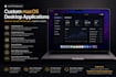 develop a macos desktop application with clean ui and smooth performance