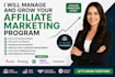 manage and grow your affiliate marketing program