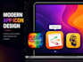 do premium macos, ios, and apple app store icons for your app