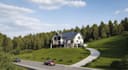 visualize 3d semi detached duplexes,suburban living,patio,facade exterior render