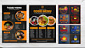create luxury restaurant logo with professional menu design