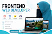 build HTML CSS javascript responsive websites