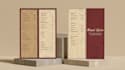 design a professional restaurant menu card