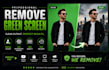 remove green screen from any video