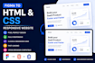 convert figma to responsive HTML CSS tailwind CSS website