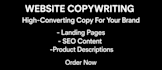 write persuasive website copy and sales content that converts
