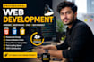 build a modern responsive website using HTML CSS javascript