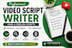 write engaging youtube scripts in hindi and english