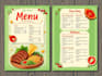 do food menu design, restaurant menu design, food flyer