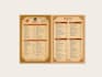 design professional restaurant menu