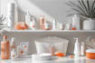 design premium cosmetic label and box packaging design