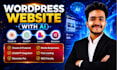 build a modern wordpress website with ai and elementor