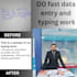 do expert data entry and manual typing work