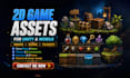 create 2d game assets, props, icons, tileset, items for unity or mobile games