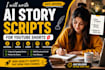write engaging ai youtube shorts scripts in hindi and eng