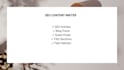 write SEO blog posts articles and guest posts