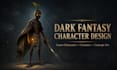 draw dark fantasy character design or rpg illustration