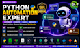 build python automation bots,web bot,web scraping,ai automation,chrome extension