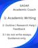 provide academic writing guidance and research help