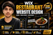 design a cafe, bakery, or restaurant website on wix