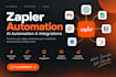 do zapier automation, ai automation and integration as a zapier expert