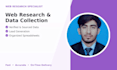 do web research, data collection, and excel data entry