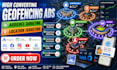 set up high converting geofencing ads, location targeting and audience targeting