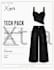 create professional fashion tech packs