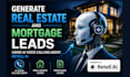 generate real estate and mortgage leads using ai voice calling agent, retell ai