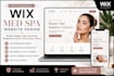 design a high converting wix med spa website with booking